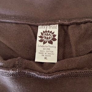 Lucky Brand Brown Cotton Blend Bottoms